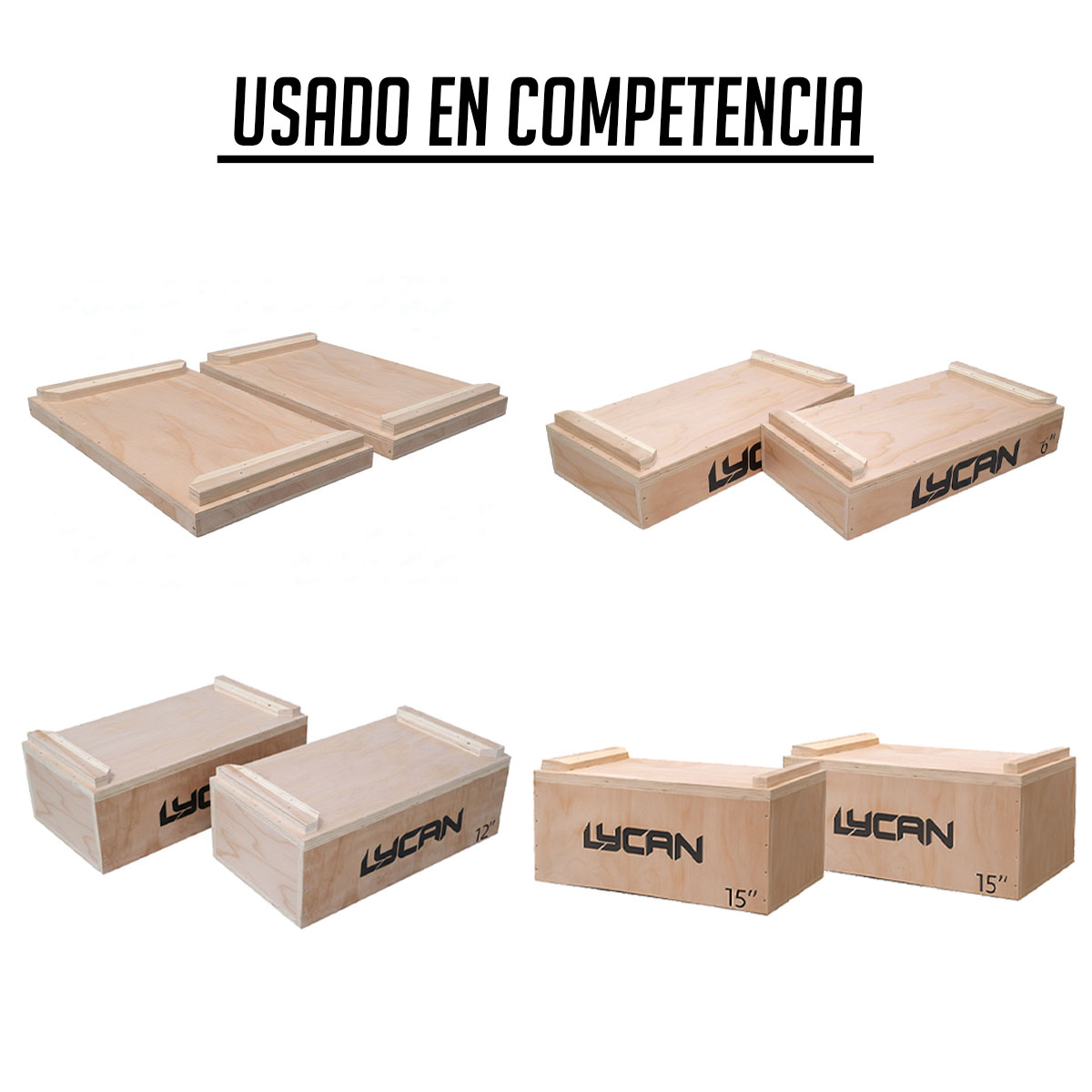 Jerk Block (Par) (2 Pulgadas) Usado en Competencia